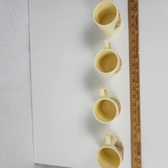 Vintage Set‎ of 4 Sears Roebuck & Co. Coffee Mug Cup Farm Barnyard Made in Japan - Picture 4 of 16